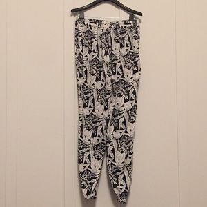 *SOLD* Tropical Print Harem Pants